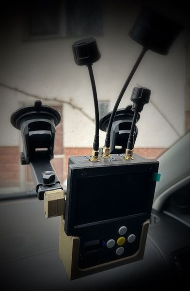 Автомобільний тримач на скло для детектора LENSOR lensor_glass фото