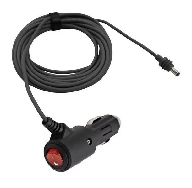 Автомобільний кабель живлення постійного струму для Starlink Mini 5 м 18 AWG, 12 В, з перемикачем живлення Увімк./Вимк., розєм прикурювача car-dc-power-5m-18awg фото