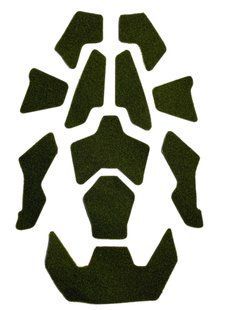 Велкро панелі липучки Velcro для тактичного шолома - 11 шт, Зелений velcro-green-001 фото